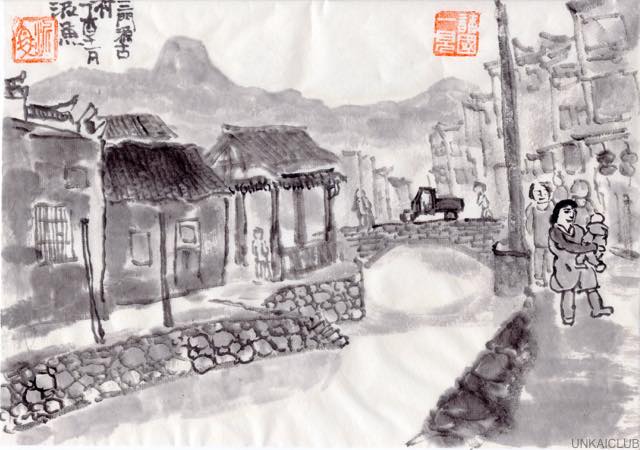 中国、浙江省、古村の旅ー１６、三門源へ。
