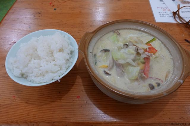 奈良、五條、タイ料理、「タイヨウ」のグリーンカレー。