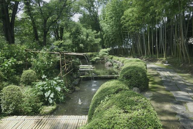 九度山暮らしのある日、松花堂美術館内、松花堂庭園を見る。