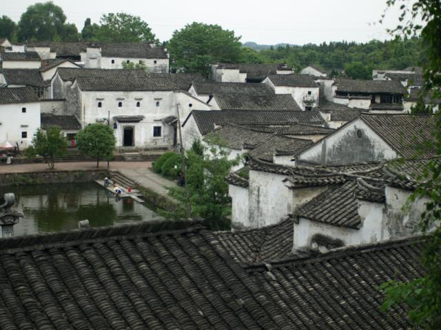 コロナ引き籠り。杭州絵画留学の日々が懐かしい。−３９、諸葛八卦村、高台に上る。