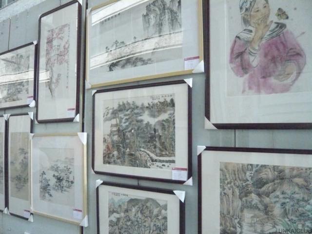 コロナ引き籠り。杭州絵画留学の日々が懐かしい。−４９、学生主催の展示即売会。