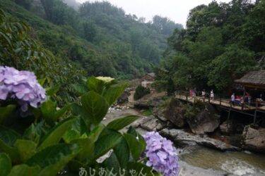 ベトナム、サパ、ハザンの旅−１８、峡谷歩き。