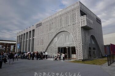 お試しに万博に行った話。０５。アゼルバイジャン館に並ぶ。