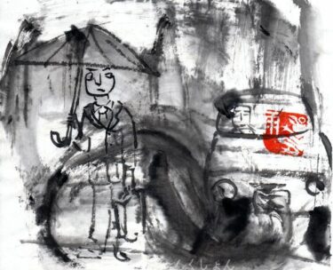 最近もやっとしたこと。雨水を思い切りかけられる時。