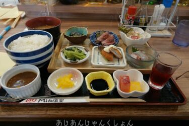 「酒と飯MITU食堂」、男も食べれるレディスセット、とてもお得にいただきました。