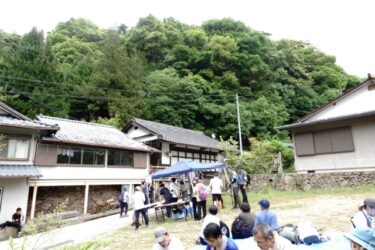 「町石道を歩く」イベントで歩いてみた。０６ー矢立で昼ご飯。