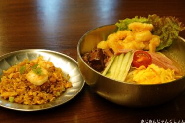 大好きな冷やし中華は「八戒」で。